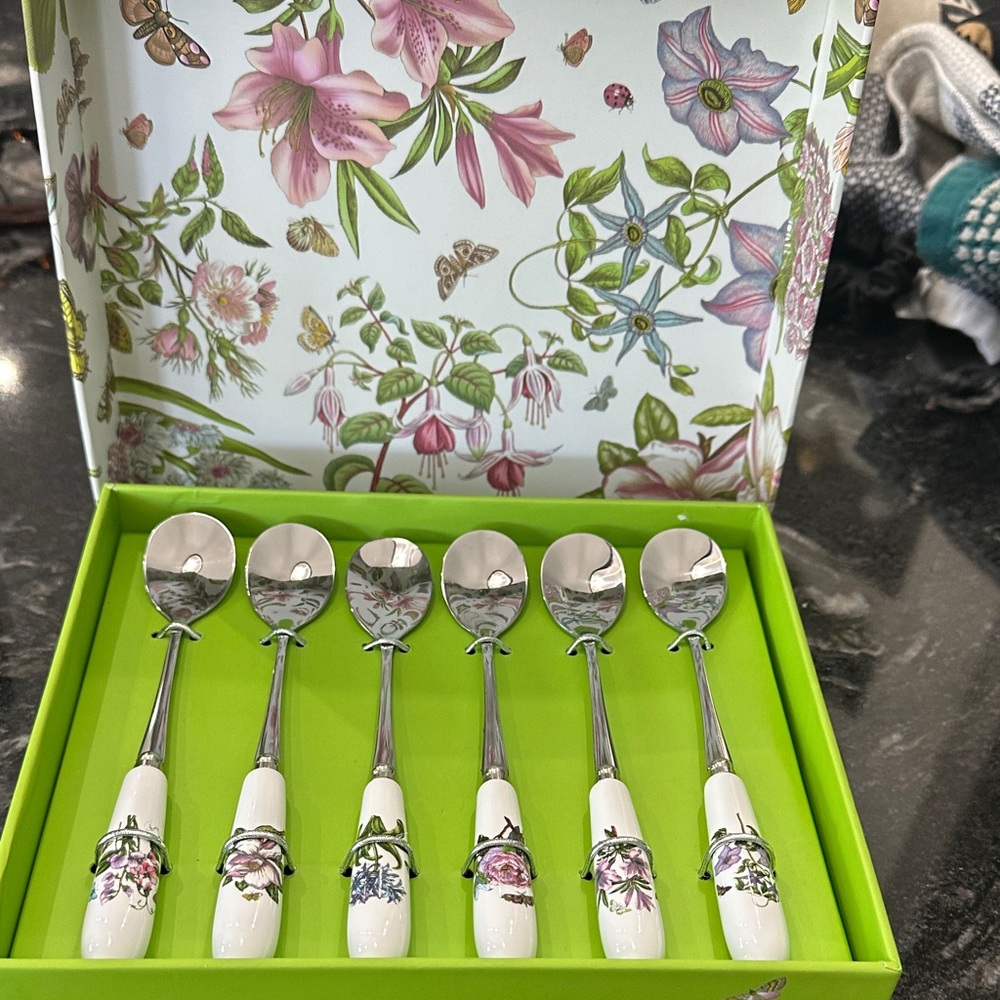 Box set Portmeirion Botanic Garden Teaspoons |